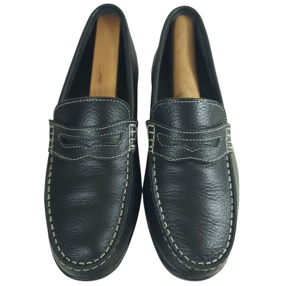 Footjoy Club Penny Loafer Men\'s 7 M Black Leather Casual Slip On Shoes 79047 EUC main image 10